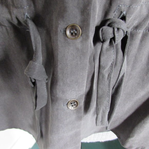 RAG & BONE Charcoal Gray Shirt - Picture 2 of 8